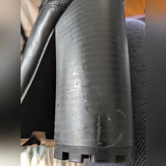 Ribonea Lace-Up Platform Ankle Boot size 10 Black Red belted. - Picture 12 of 12